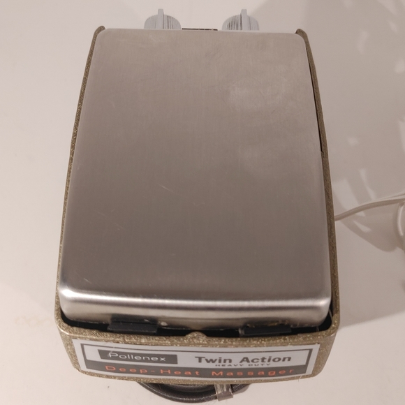 Vintage POLLENEX 2-Speed Electric DEEP HEAT Vibrating Hand Massager Model HM-85 - Picture 2 of 12